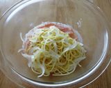 ＊オニオンたらこクリーム＊スパゲッティ作り方4写真