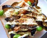 キムチ×茄子のカレー風味のトースト作り方5写真