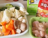 お野菜たっぷり！味噌風味な豆乳シチュー作り方1写真