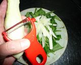 （初秋）青菜のグリーンサラダ　京都カフェ作り方3写真