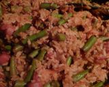 *インゲンのトマトチーズ飯*作り方4写真