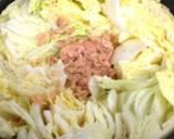 白菜とツナと豆腐の蒸し煮作り方5写真