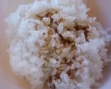 【キャラ弁】 肉巻きおにぎりdeミイラ作り方1写真