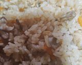 冷凍あさりと椎茸の炊き込みおにぎり作り方5写真