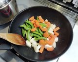長芋とニンジンの甘酢炒め作り方3写真