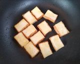 ワンパン簡単夏の夕飯厚揚豚こま小松菜さっぱり炒め作り方3写真