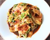 *豚ばらと春キャベツの蒸し焼き回鍋肉作り方11写真