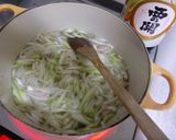 ＊風邪の引き始めに＊ネギ豚みそ汁作り方4写真