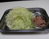 キャベツとコンビーフの炒め物作り方1写真