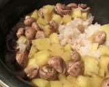 さつま芋とマッシュルームの炊き込みご飯♪作り方4写真