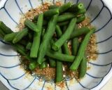 超簡単♪お弁当にインゲンのゴマ和え作り方3写真