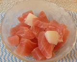 パパの海鮮カルパッチョ（Ⅳ）作り方1写真