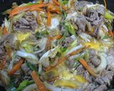 野菜たっぷり！極旨あっさり牛丼。作り方4写真