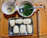 中華風ネギの焼きパン(葱油餅)作り方4写真