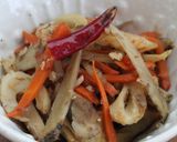 弁当にも！砂糖ゼロ甘酒deきんぴらごぼう作り方3写真