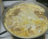 チーズ入りふわふわ親子丼★作り方5写真