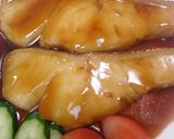 銀むつ（メロ）の煮つけ・トマト添え作り方11写真