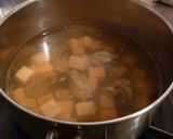 ♓牡蠣と豆腐のかきたま汁♓作り方2写真