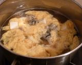 ♓牡蠣と豆腐のかきたま汁♓作り方3写真
