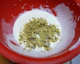 栗たっぷり　マロンクリームのロールケーキ作り方3写真