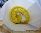 栗たっぷり　マロンクリームのロールケーキ作り方5写真