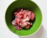 塩麹で♪長葱と豚肉の和風パスタ作り方1写真