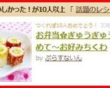 お弁当✿ぎゅうぎゅう詰めて～お好みちくわ作り方5写真