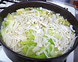 焼き餃子で餃子鍋作り方3写真
