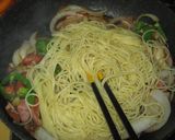 【お手軽】バター醤油のオイルパスタ作り方7写真