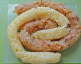 ぐるぐるごはんチューブで美味しい2色ご飯作り方9写真
