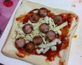 簡単ピザまん風トースト！クロックムッシュ作り方1写真