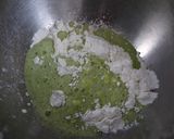 レンジで! 小松菜と林檎の蒸しパン♪作り方3写真