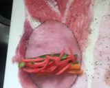 ☆人参とピーマンと紅生姜の肉巻きフライ☆作り方3写真