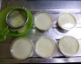 抹茶と白ココアの豆乳プリン*゜作り方6写真