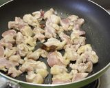 栗と鶏肉のドレッシング炒め作り方4写真
