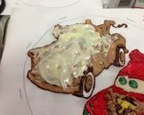 キャラチョコケーキ☆カーズ☆作り方13写真