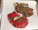 キャラチョコケーキ☆カーズ☆作り方14写真
