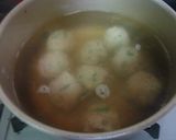 蓮根鶏団子のスープ作り方6写真