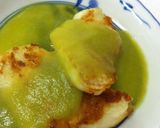 カレイの野菜ソースがけ＆ポタージュ作り方9写真