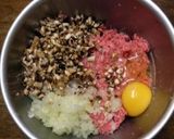 中からチーズとろ〜り♬きのこミートボール作り方3写真