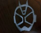 仮面ライダーウィザードのおにぎり作り方1写真