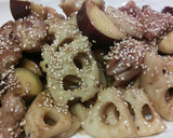 鶏肉とレンコンとさつまいもの甘辛炒め♪作り方8写真