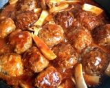中からチーズとろ〜り♬きのこミートボール作り方7写真