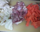 鶏肉と野菜の味噌炒め作り方1写真