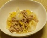 簡単！美味しいおかず　白菜と豚の煮物作り方5写真