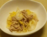 簡単！美味しいおかず　白菜と豚の煮物作り方5写真