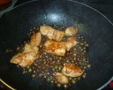 むかごと長芋の親子煮鶏肉入り作り方3写真