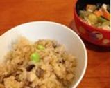 細か～く刻んで✿舞茸の炊き込みご飯作り方8写真