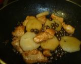 むかごと長芋の親子煮鶏肉入り作り方4写真