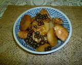 むかごと長芋の親子煮鶏肉入り作り方5写真
